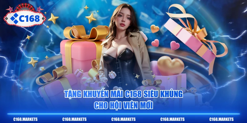 Tặng khuyến mãi C168 siêu khủng cho hội viên mới
